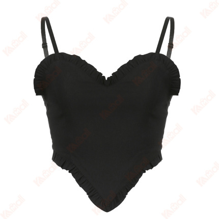 v-neck black tank tops women